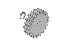 Zahnrad Modul 4