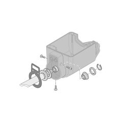 Gehäuseunterteil twist 200 grau