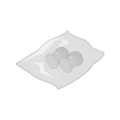 2x Kunststoffeinsatz für Schubrohr