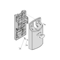Gehäuse duo vision, anthrazit