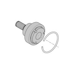 Kupplungsflansch montiert (S 900 / SP 900)