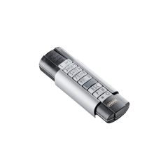 12-Befehl-Handsender Telecody+ Handsender | Schwarz/Silber