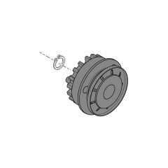 Kupplung montiert (S 900 / SP 900)