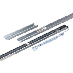 Laufschieneneinheit duo | 3400 mm | Weiß