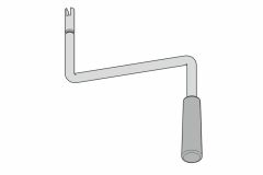 Nothandkurbel Ø 10 mm
