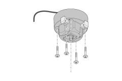 Gehäuse für Nothandkurbel Ø 10 mm