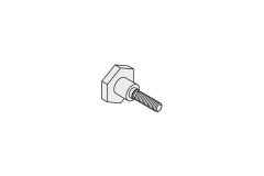 guide bolt M6 with hexagon head SW24