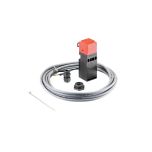 Wicket door safety device with EN approval