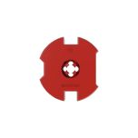 Adapter set  Ø 75 mm notch